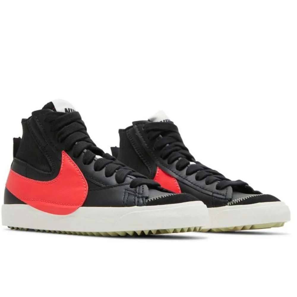 Nike Men’s BLAZER MID '77 JUMBO
BLACK/BRIGHT CRIMSON-SAIL
Sneakers 
DD3111 001 - Picture 10 of 16